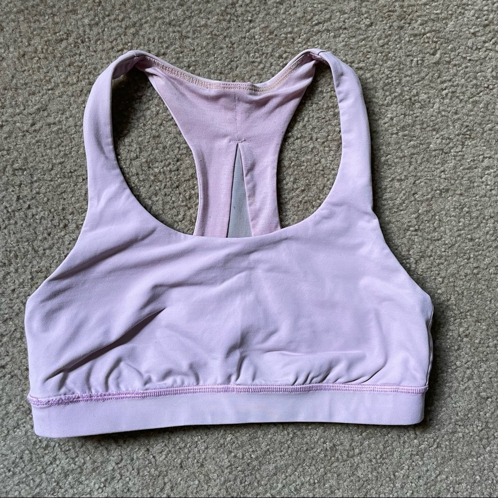 Pink Lululemon Sports Bra